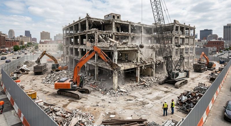 Commercial Property Demolition in Houston, TX