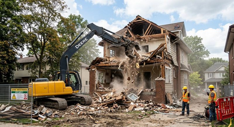 Home Demolition Service in Roseville, CA